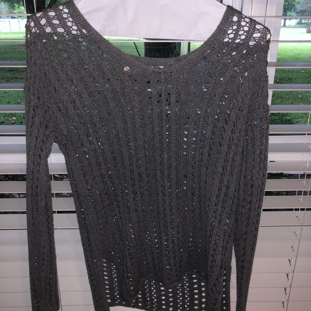See-through sweater